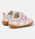 Baskets fille cuir PEU CAMI Blanc rose 4 - vertbaudet enfant 
