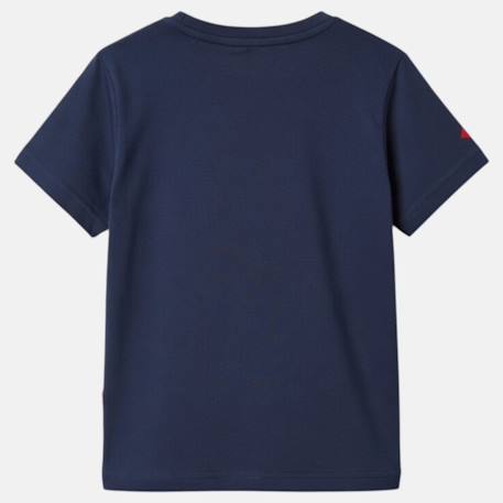 T-shirt manches courtes imprimé, col rond Bleu ciel+Gris clair+Jaune pâle+Marine 20 - vertbaudet enfant 