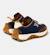 Baskets cuir drift trail kids Bleu foncé+Gris pastel 4 - vertbaudet enfant 