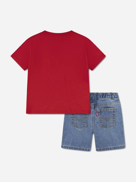 Ensemble garçon 2 pièces Blanc clair+Rouge / bleu 7 - vertbaudet enfant 