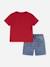 Ensemble garçon 2 pièces Blanc clair+Rouge / bleu 7 - vertbaudet enfant 