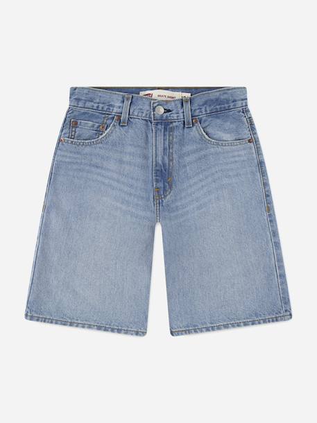 Short garçon en jean Bleu clair 1 - vertbaudet enfant 