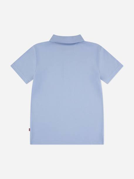 Polo garçon manches courtes Bleu clair 2 - vertbaudet enfant 