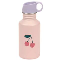 Puériculture-Repas-Vaisselle, coffret repas-Gourde en inox 500 ml happy fruits cerise