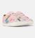 Baskets fille cuir peu cami twins Gris moyen+Rose pastel 7 - vertbaudet enfant 