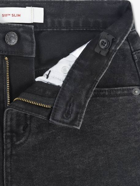 Short garçon en jean Noir 3 - vertbaudet enfant 