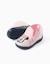 Chaussons en velours avec broderie minnie Rose clair 3 - vertbaudet enfant 