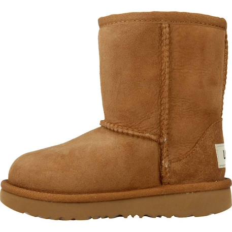 Bottes garçon modèle classic ii Marron chestnut+Noir black 2 - vertbaudet enfant 