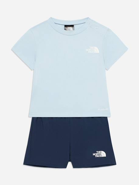 Ensemble garçon 2 pièces Bleu clair / bleu foncé+Gris / noir 1 - vertbaudet enfant 