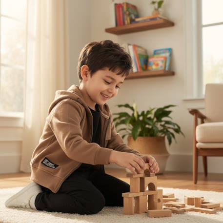 Veste sweat à capuche garçon imprimée Beige+Kaki+Marron 10 - vertbaudet enfant 