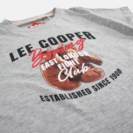 T shirt garçon manches courtes imprimé Beige+Gris+Marine+Noir+Rouge 8 - vertbaudet enfant 