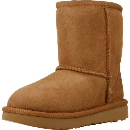 Bottes garçon modèle classic ii Marron chestnut+Noir black 4 - vertbaudet enfant 