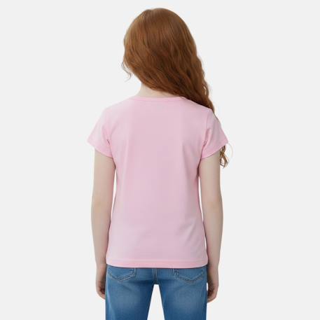 T-shirt enfant imprimé minnie Rose+Rose clair 8 - vertbaudet enfant 