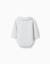 Body polo à manches longues et rayures Beige clair 2 - vertbaudet enfant 
