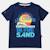 T-shirt manches courtes imprimé, col rond Bleu ciel+Gris clair+Jaune pâle+Marine 18 - vertbaudet enfant 