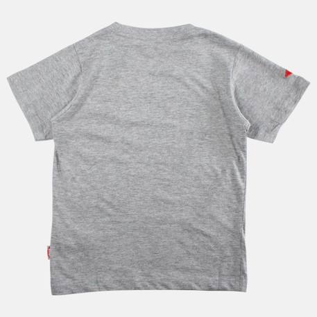 T shirt garçon manches courtes imprimé Beige+Gris+Marine+Noir+Rouge 7 - vertbaudet enfant 