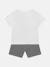 Ensemble 2 pièces Gris / blanc 4 - vertbaudet enfant 