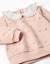 Ensemble sweat et pantalon en coton Rose clair 3 - vertbaudet enfant 