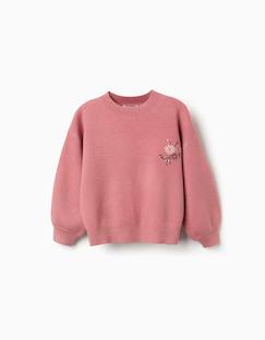 -Pull en maille avec fleurs brodées