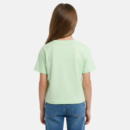 T-shirt manches courtes fille avec personnage lilo & stitch Rose+Vert 8 - vertbaudet enfant 