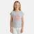 T shirt fille manches courtes Blanc+Bleu+Gris+Jaune 10 - vertbaudet enfant 