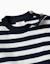 Pull en maille à rayures Bleu foncé 3 - vertbaudet enfant 