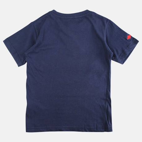 T shirt garçon manches courtes imprimé Beige+Gris+Marine+Noir+Rouge 11 - vertbaudet enfant 