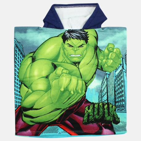 Poncho de bain avec imprimé garçon avengers Vert 4 - vertbaudet enfant 