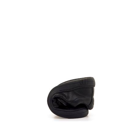 Sneakers garçon synthétique fermeture adhésive barefoot Blue marine+Noir intense 3 - vertbaudet enfant 