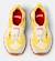 Baskets fille cuir DRIFT TRAIL Blanc jaune 3 - vertbaudet enfant 