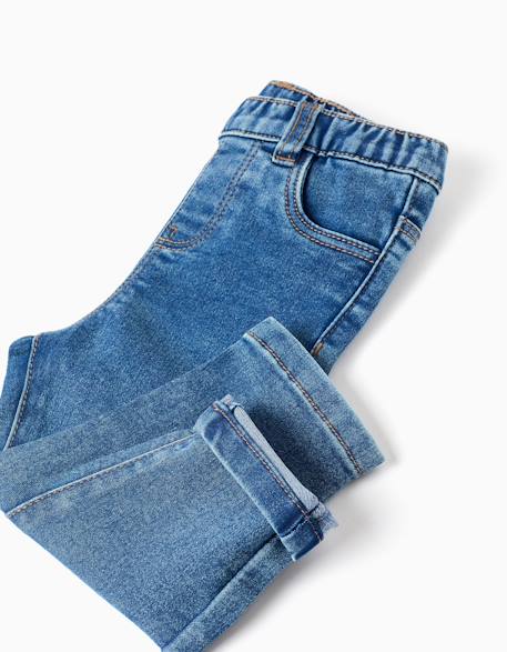 Jegging avec 3 poches Bleu+Bleu foncé 4 - vertbaudet enfant 