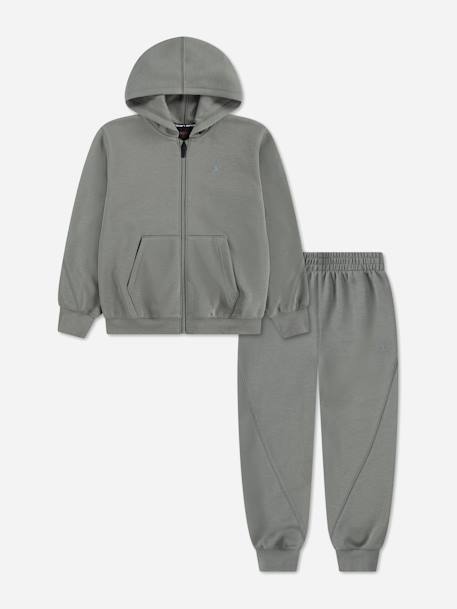 Ensemble 2 pièces Noir+Vert sauge 4 - vertbaudet enfant 