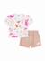 Ensemble 2 pièces Marron / blanc 1 - vertbaudet enfant 