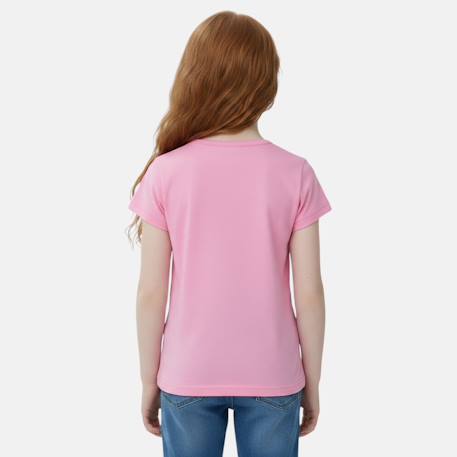 T-shirt enfant imprimé minnie Rose+Rose clair 3 - vertbaudet enfant 