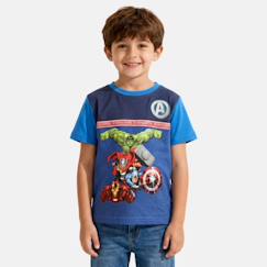 Garçon-T-shirt, polo, sous-pull-T-shirt-T-shirt manches courtes garçon avec imprimé avengers