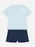 Ensemble garçon 2 pièces Bleu clair / bleu foncé+Gris / noir 3 - vertbaudet enfant 
