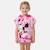 Poncho polyester fille à motif minnie Rose 1 - vertbaudet enfant 