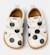 Baskets cuir PEU CAMI Blanc natural+Blanc noir+Jaune pastel+Marine+Rouge moyen 8 - vertbaudet enfant 