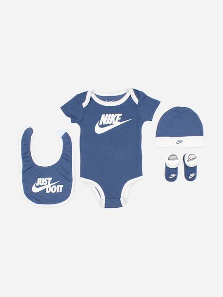 Bodies garçon en coffret Blanc / noir / bleu 3 - vertbaudet enfant 