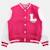 Veste boutonnée fille Fushia+Marine+Rose 3 - vertbaudet enfant 