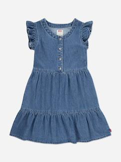 -Robe fille en jean