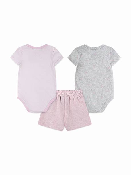 Ensemble fille 3 pièces Rose 2 - vertbaudet enfant 