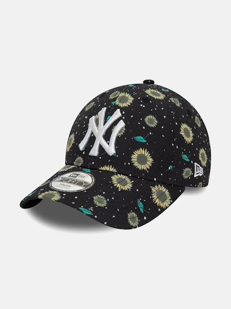 Casquette fille ajustable Noir / blanc 1 - vertbaudet enfant 