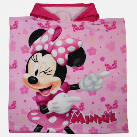 Poncho polyester fille à motif minnie Rose 4 - vertbaudet enfant 