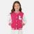Veste boutonnée fille Fushia+Marine+Rose 1 - vertbaudet enfant 
