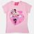 T-shirt enfant imprimé minnie Rose+Rose clair 9 - vertbaudet enfant 