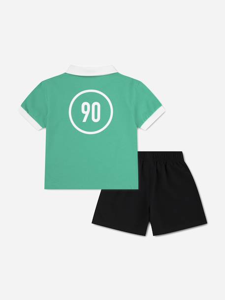 Ensemble 2 pièces Noir / vert 2 - vertbaudet enfant 
