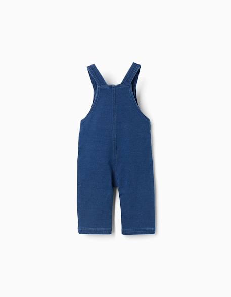 Salopette en jean avec bretelles réglables Bleu 2 - vertbaudet enfant 