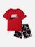 Ensemble 2 pièces Noir / rouge+Orange / blanc 1 - vertbaudet enfant 
