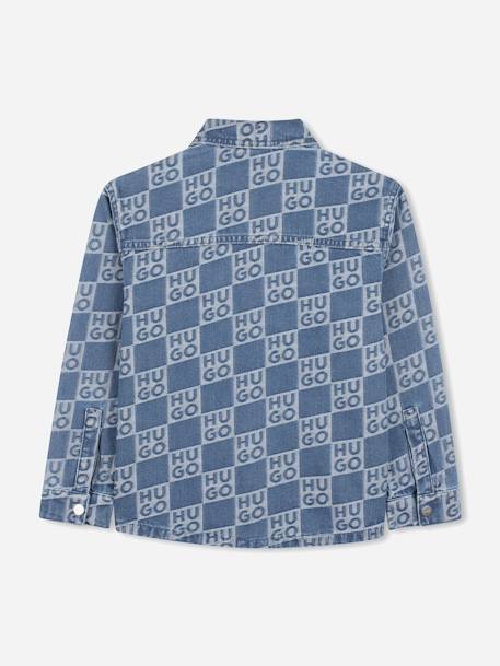 Chemise en jean Bleu 2 - vertbaudet enfant 